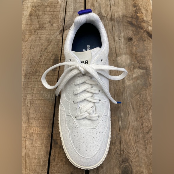 Embassy of Bricks + Logs Brighton Sneaker - White Suede (vegan) - Picture 2 of 3